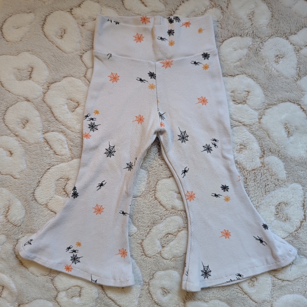 Spider Web Flared Pants